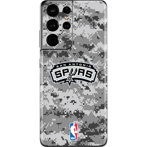 NBA San Antonio Spurs Digi Camo Galaxy S21 Ultra 5G Skin