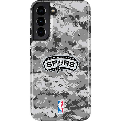 NBA San Antonio Spurs Digi Camo Galaxy S22 Plus Pro Case