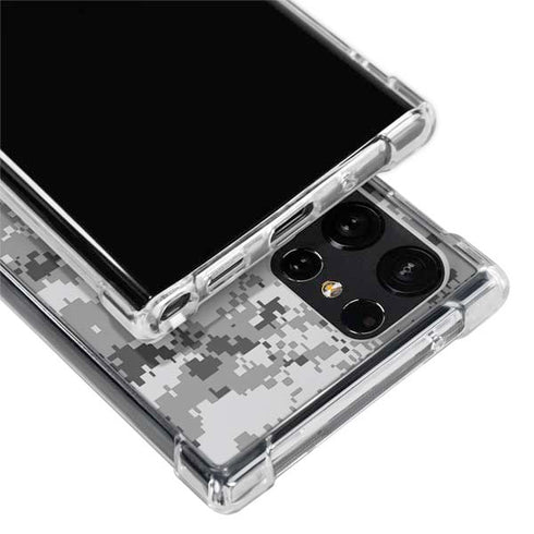 NBA San Antonio Spurs Digi Camo Galaxy S22 Ultra Clear Case