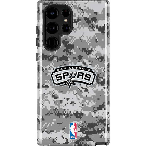 NBA San Antonio Spurs Digi Camo Galaxy S22 Ultra Pro Case