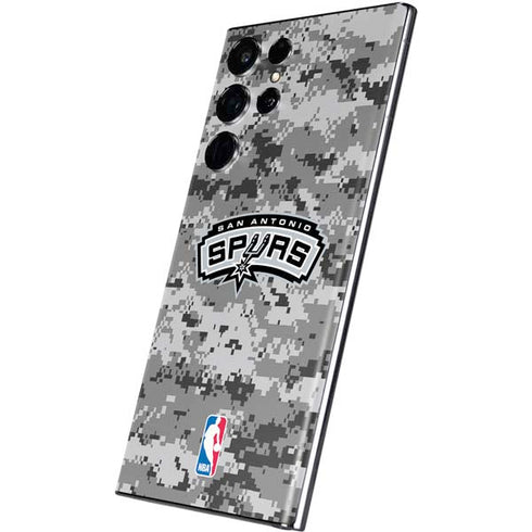 NBA San Antonio Spurs Digi Camo Galaxy S22 Ultra Skin