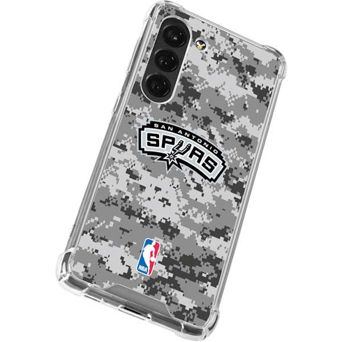 NBA San Antonio Spurs Digi Camo Galaxy S23 Clear Case