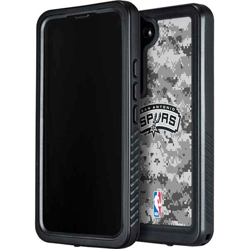 NBA San Antonio Spurs Digi Camo Galaxy S23 Plus Waterproof Case