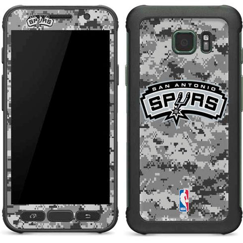 NBA San Antonio Spurs Digi Camo Galaxy S7 Active Skin