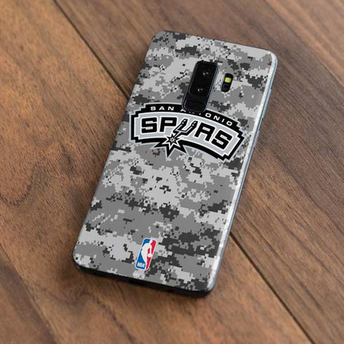 NBA San Antonio Spurs Digi Camo Galaxy S9 Plus Skin