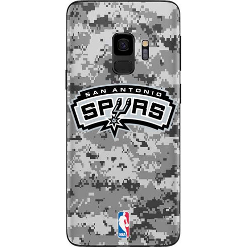 NBA San Antonio Spurs Digi Camo Galaxy S9 Skin