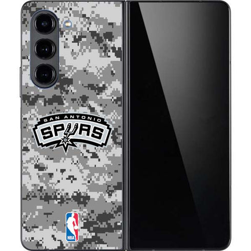 NBA San Antonio Spurs Digi Camo Galaxy Z Fold5 5G Skin
