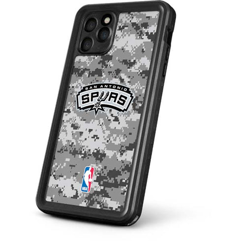 NBA San Antonio Spurs Digi Camo iPhone 11 Pro Max Waterproof Case