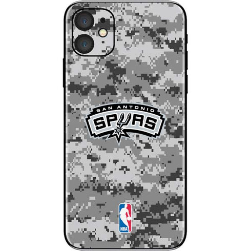 NBA San Antonio Spurs Digi Camo iPhone 11 Skin
