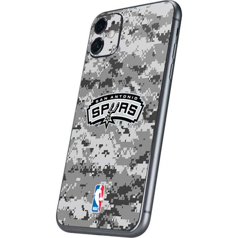 NBA San Antonio Spurs Digi Camo iPhone 11 Skin
