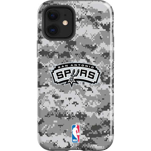 NBA San Antonio Spurs Digi Camo iPhone 12 Impact Case