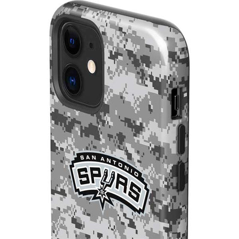 NBA San Antonio Spurs Digi Camo iPhone 12 Impact Case