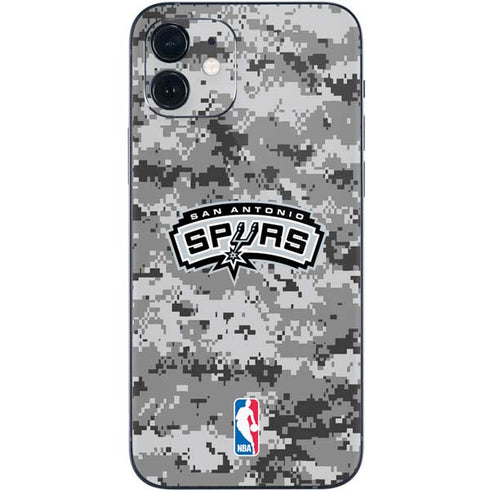 NBA San Antonio Spurs Digi Camo iPhone 12 Mini Skin