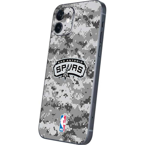 NBA San Antonio Spurs Digi Camo iPhone 12 Mini Skin