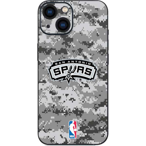 NBA San Antonio Spurs Digi Camo iPhone 13 Mini Skin