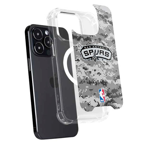 NBA San Antonio Spurs Digi Camo iPhone 13 Pro Max MagSafe Case