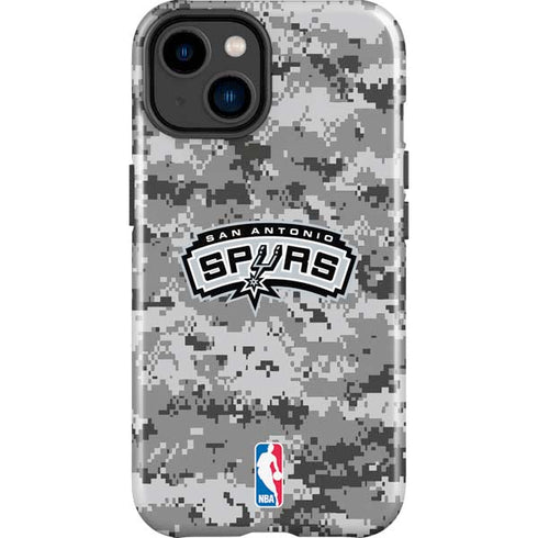 NBA San Antonio Spurs Digi Camo iPhone 14 Plus Impact Case