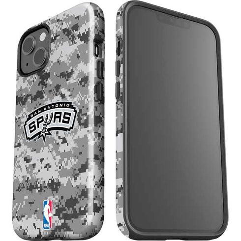 NBA San Antonio Spurs Digi Camo iPhone 15 Impact Case