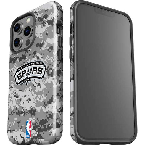 NBA San Antonio Spurs Digi Camo iPhone 15 Pro Impact Case