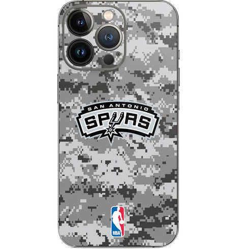 NBA San Antonio Spurs Digi Camo iPhone 15 Pro Skin