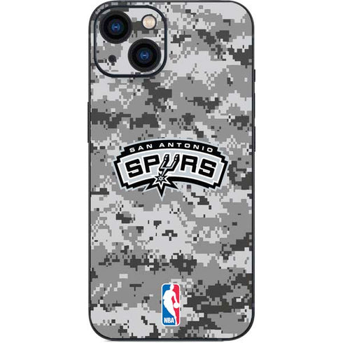 NBA San Antonio Spurs Digi Camo iPhone 14 Skin
