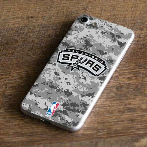NBA San Antonio Spurs Digi Camo iPhone 8 Skin