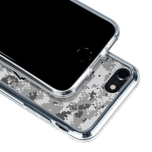 NBA San Antonio Spurs Digi Camo iPhone SE (2nd & 3rd Gen) Clear Case