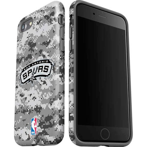 NBA San Antonio Spurs Digi Camo iPhone SE (2nd & 3rd Gen) Pro Case