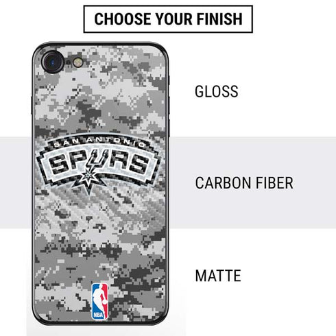 NBA San Antonio Spurs Digi Camo iPhone SE (2nd & 3rd Gen) Skin