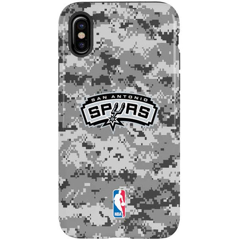 NBA San Antonio Spurs Digi Camo iPhone X Pro Case