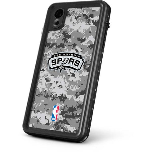 NBA San Antonio Spurs Digi Camo iPhone XR Waterproof Case