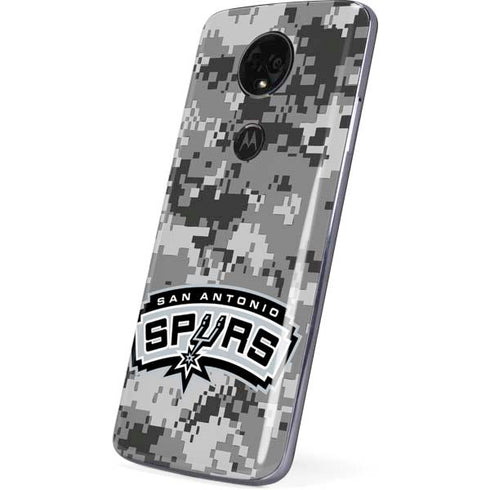 NBA San Antonio Spurs Digi Camo Moto E5 Plus Skin