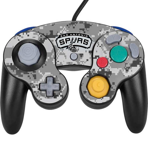 NBA San Antonio Spurs Digi Camo Nintendo GameCube Controller Skin