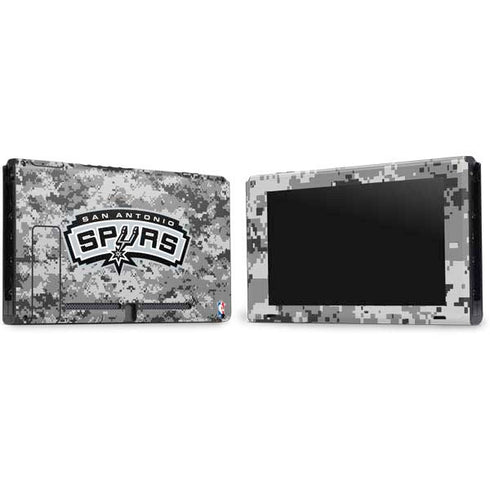 NBA San Antonio Spurs Digi Camo Nintendo Switch Bundle Skin