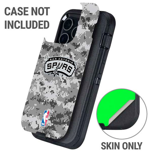 NBA San Antonio Spurs Digi Camo Otterbox Defender iPhone Skin