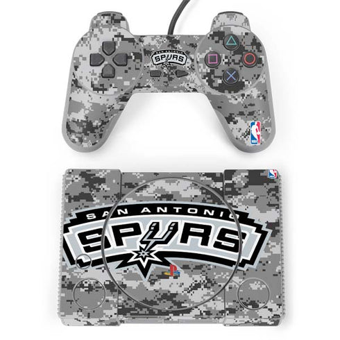 NBA San Antonio Spurs Digi Camo PlayStation Classic Bundle Skin