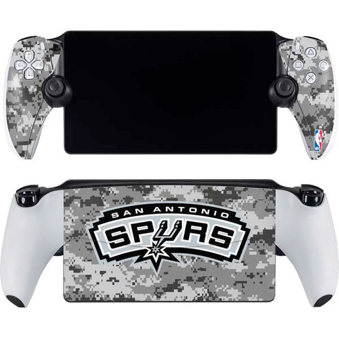NBA San Antonio Spurs Digi Camo PlayStation Portal Remote Player Skin