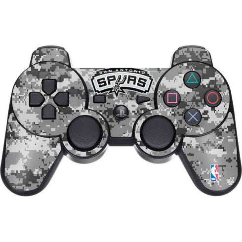 NBA San Antonio Spurs Digi Camo PS3 Dual Shock wireless controller Skin