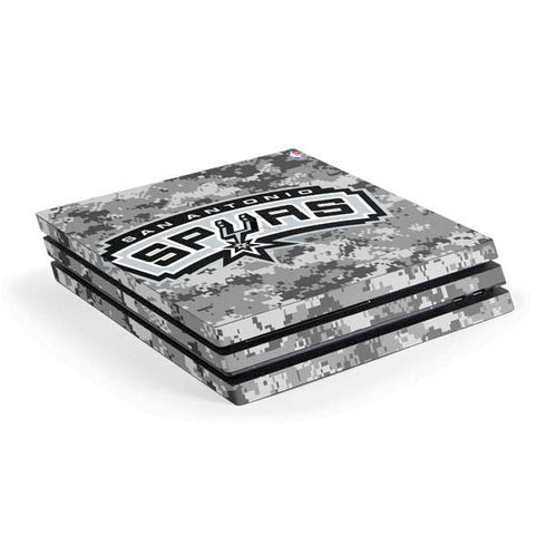 NBA San Antonio Spurs Digi Camo PS4 Pro Console Skin
