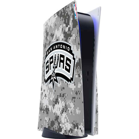 NBA San Antonio Spurs Digi Camo PS5 Console Skin