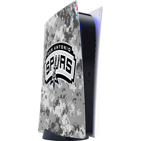 NBA San Antonio Spurs Digi Camo PS5 Digital Edition Console Skin