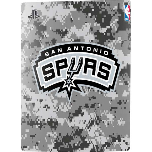 NBA San Antonio Spurs Digi Camo PS5 Digital Edition Console Skin