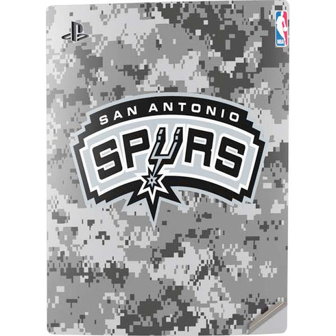 NBA San Antonio Spurs Digi Camo PS5 Digital Edition Console Skin