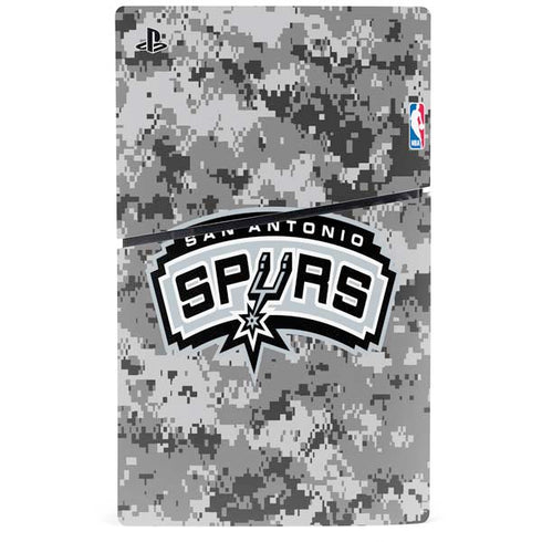 NBA San Antonio Spurs Digi Camo PS5 Slim Disk Bundle Skin
