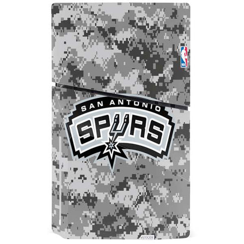NBA San Antonio Spurs Digi Camo PS5 Slim Disk Bundle Skin