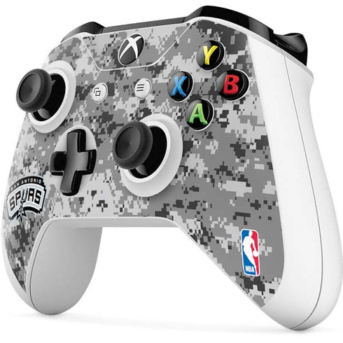 NBA San Antonio Spurs Digi Camo Xbox One S Controller Skin