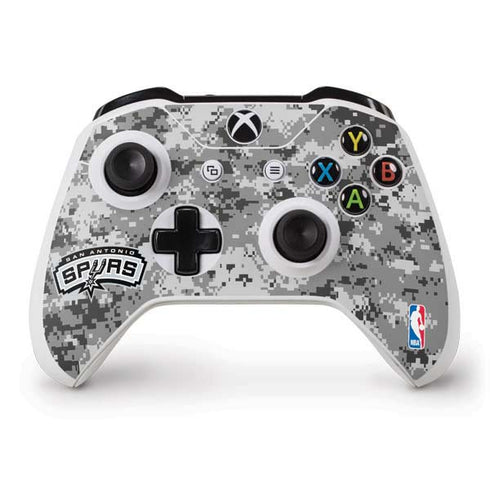 NBA San Antonio Spurs Digi Camo Xbox One S Controller Skin