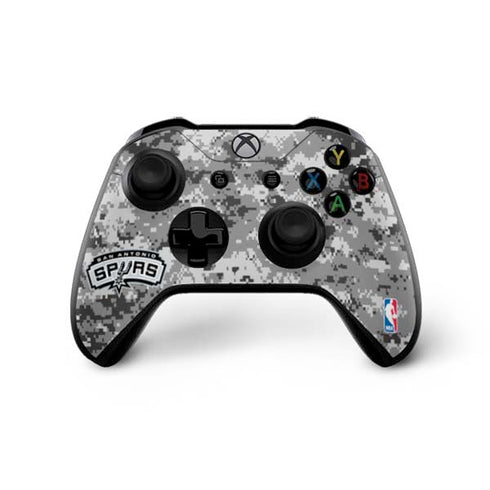 NBA San Antonio Spurs Digi Camo Xbox One X Controller Skin