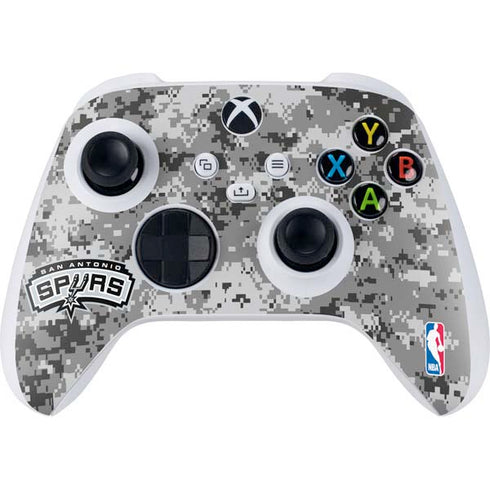 NBA San Antonio Spurs Digi Camo Xbox Series S Controller Skin