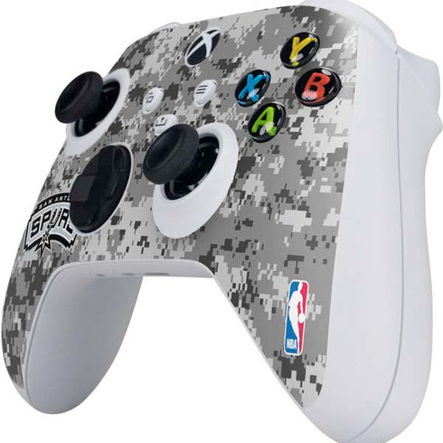 NBA San Antonio Spurs Digi Camo Xbox Series S Controller Skin